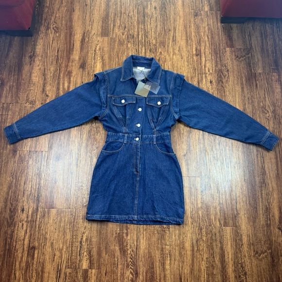 LELIS POWER SHOULDER UTILITY DEMIN DREES SIZE XS - Picture 2 of 16